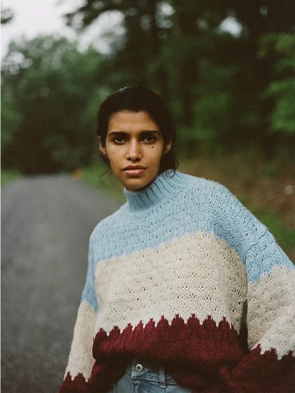 Anthropologie Nell Colorblock Sweater